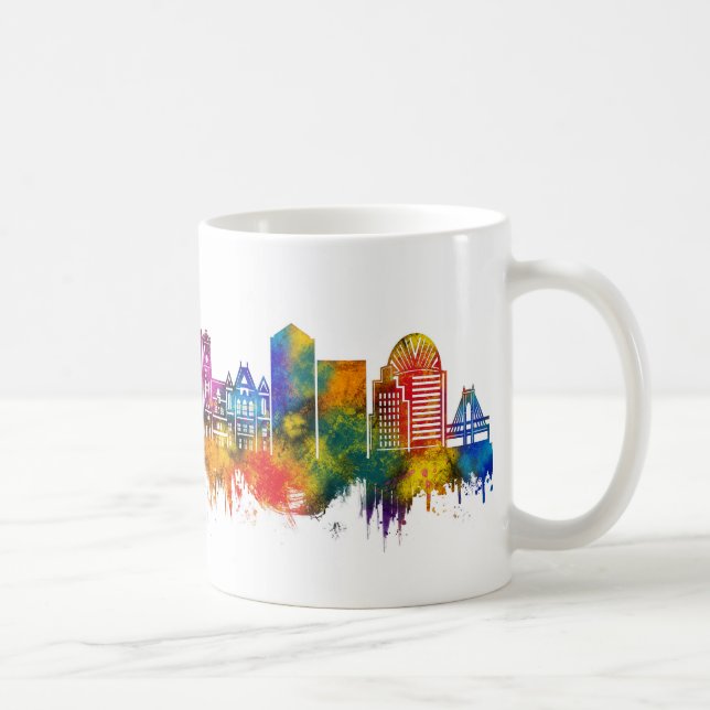 Taza De Café Horizonte de Cincinnati EE. UU. (Derecha)