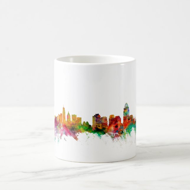 Taza De Café Horizonte de Cincinnati Ohio (Centro)