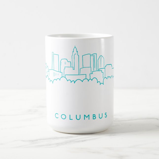 Taza De Café Horizonte de Columbus, Ohio (Centro)