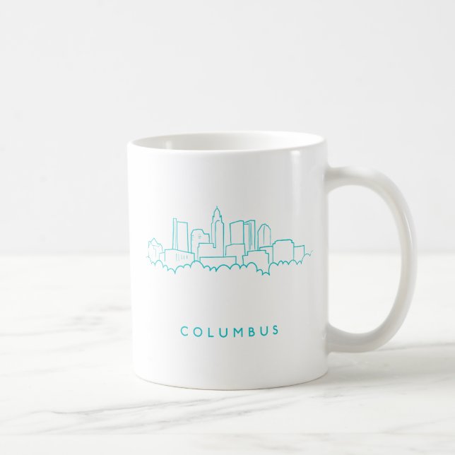 Taza De Café Horizonte de Columbus, Ohio (Derecha)