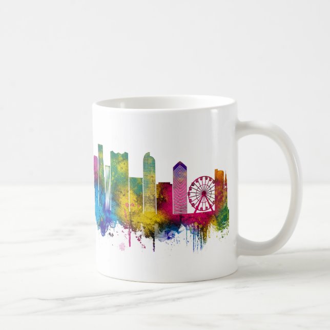 Taza De Café Horizonte de Denver Colorado (Derecha)