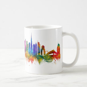 Taza De Café Horizonte de Dubái Emiratos Árabes Unidos