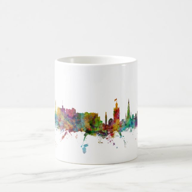 Taza De Café Horizonte de Edimburgo Escocia (Centro)