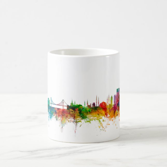 Taza De Café Horizonte de Estambul Turquía (Centro)