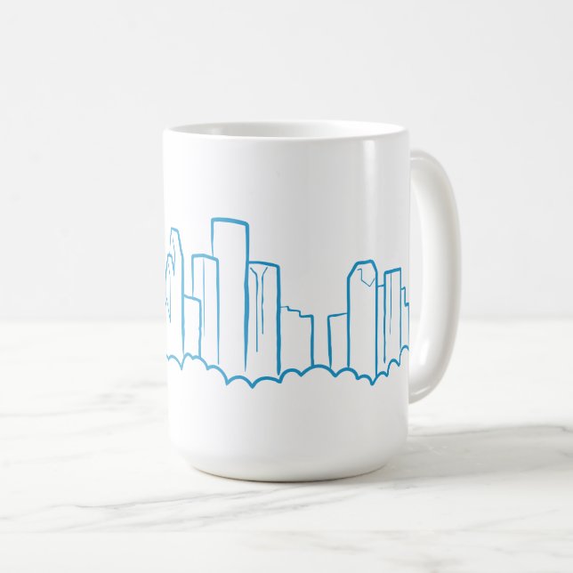 Taza De Café Horizonte de Houston (Anverso derecho)