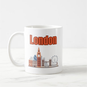 Taza De Café Horizonte de Londres Fuente Grande