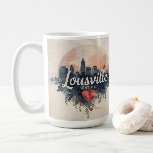 Taza De Café Horizonte de Louisville Kentucky EE. UU.