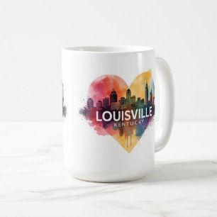 Taza De Café Horizonte de Louisville Kentucky EE. UU.