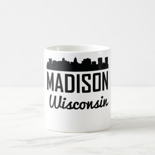 Taza De Café Horizonte de Madison Wisconsin