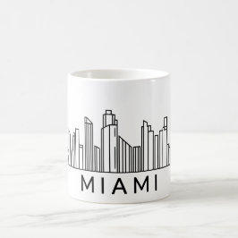 Taza De Café Horizonte de Miami – Diseño de paisaje urbano