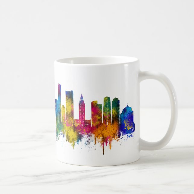 Taza De Café Horizonte de Miami Florida (Derecha)