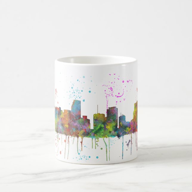 TAZA DE CAFÉ HORIZONTE DE MIAMI LA FLORIDA (Centro)
