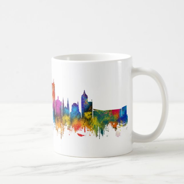 Taza De Café Horizonte de Peoria Illinois (Derecha)