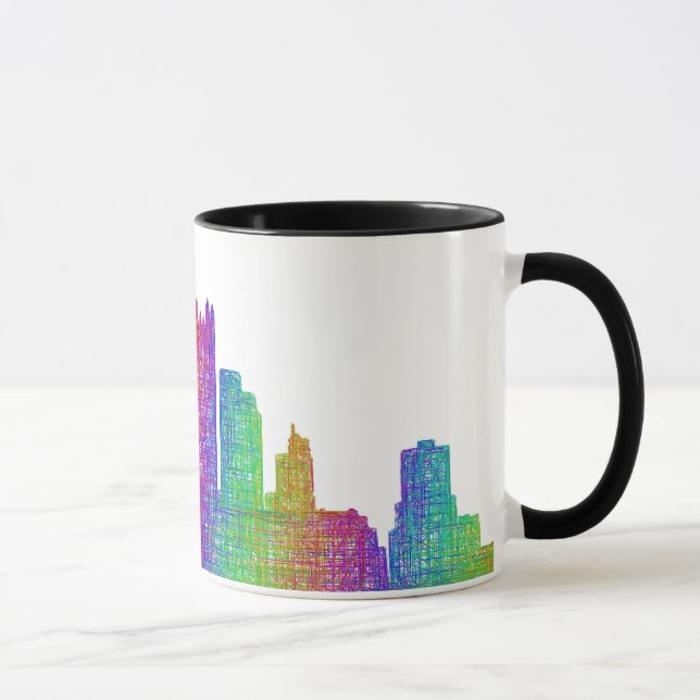 Taza De Café Horizonte de Pittsburgh (Derecha)