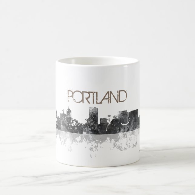 TAZA DE CAFÉ HORIZONTE DE PORTLAND OREGON (Centro)
