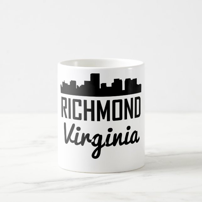 Taza De Café Horizonte de Richmond Virginia (Centro)
