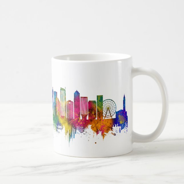 Taza De Café Horizonte de Seattle Washington (Derecha)