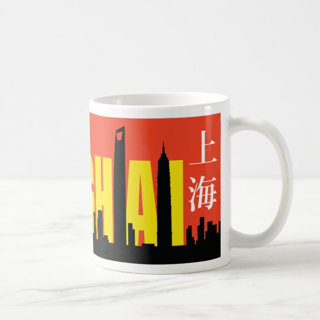 Taza De Café Horizonte de Shangai (Derecha)
