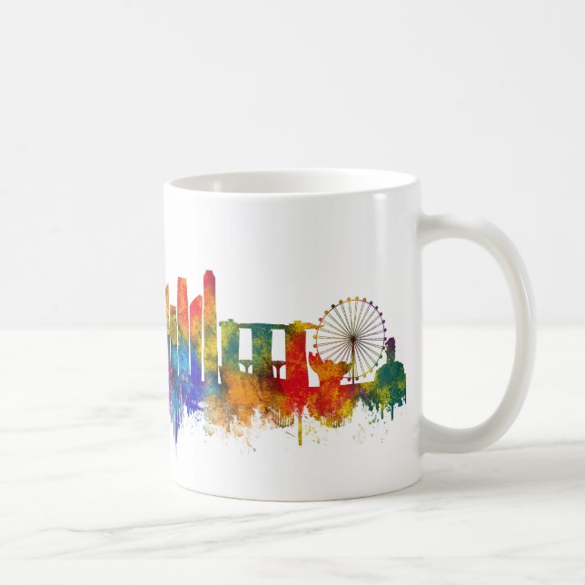 Taza De Café Horizonte de Singapur (Derecha)