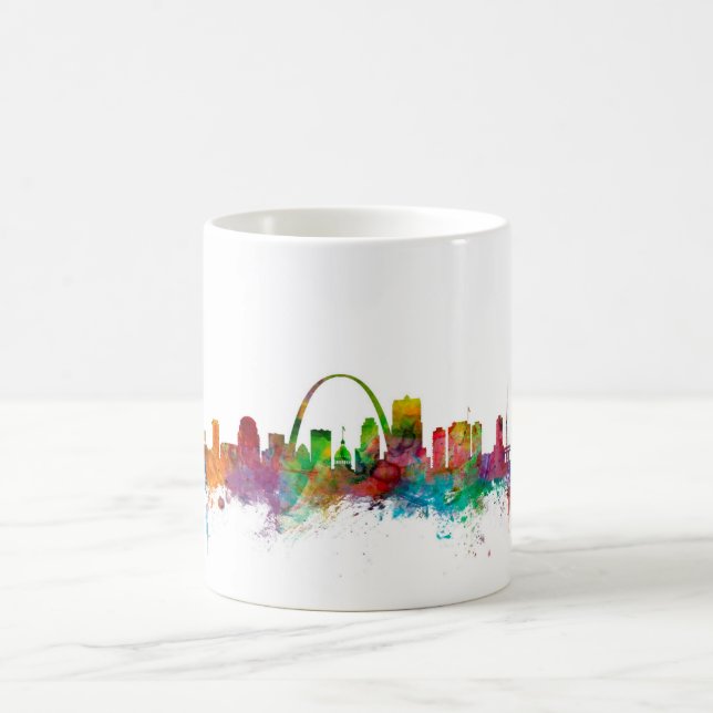 Taza De Café Horizonte de St. Louis Missouri (Centro)
