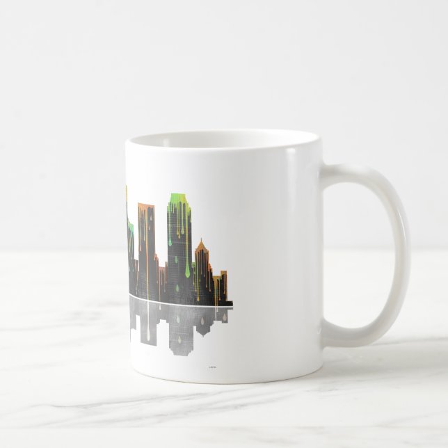 Taza De Café Horizonte de Tulsa Oklahoma (Derecha)