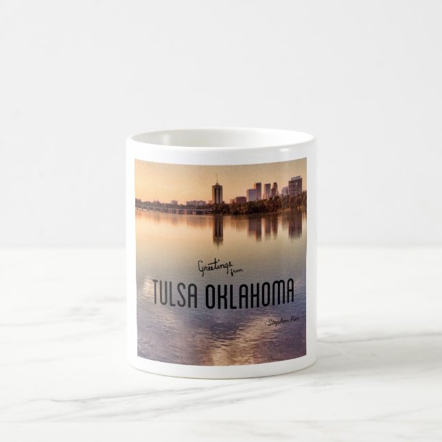 Taza De Café Horizonte de Tulsa Oklahoma (Centro)