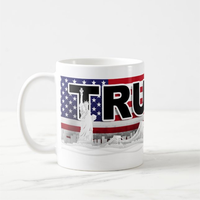 Taza De Café Horizonte del triunfo 2020 NYC (Izquierda)