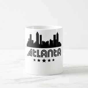 Taza De Café Horizonte retro de Atlanta