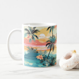 Taza De Café Horizonte Suave de la Isla