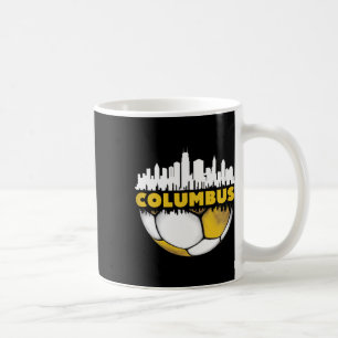 Taza De Café Horizonte urbano de Columbus Soccer City - Regalos