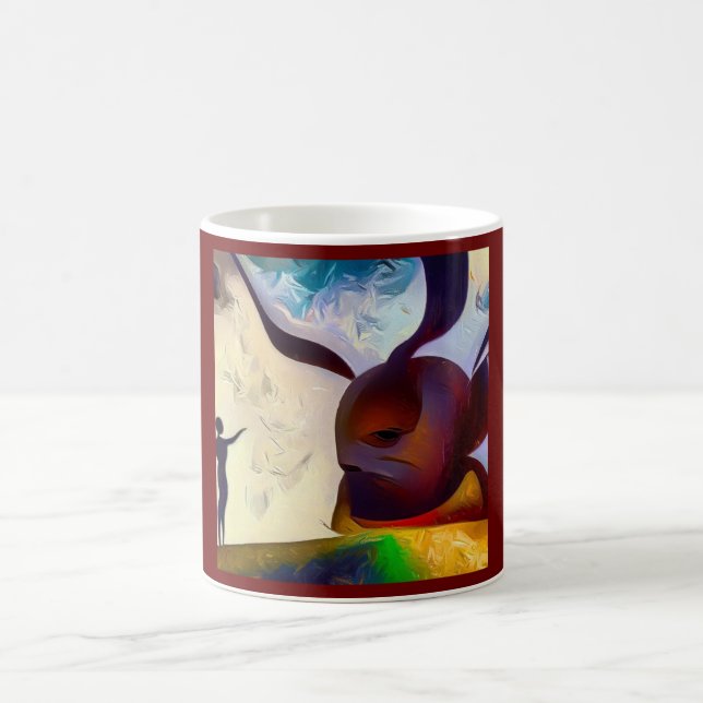 Taza De Café Hormiga animal espiritual 2 (Centro)