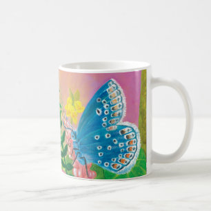 Taza De Café Hormiga, caracol y mariposa azul de Chapman