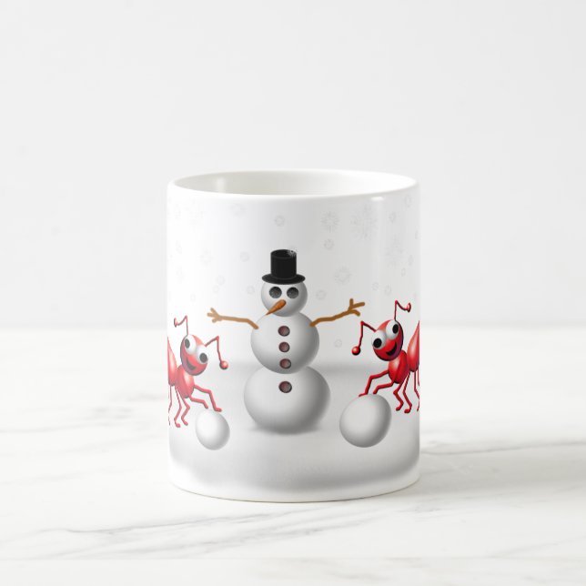 Taza De Café hormigas de la nieve (Centro)