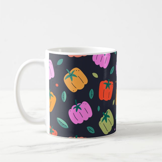 Taza De Café Hormigón Peppers Hand Drake Vegetable (Izquierda)