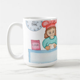 Taza De Café Horneando Pan