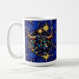 Taza De Café Horoscopio Rótulo Taurus Zodiac Astrología