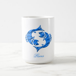 Taza De Café Horoscopio Zodiac Rótulo Pisos