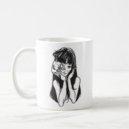 Taza De Café Horror anime girl 