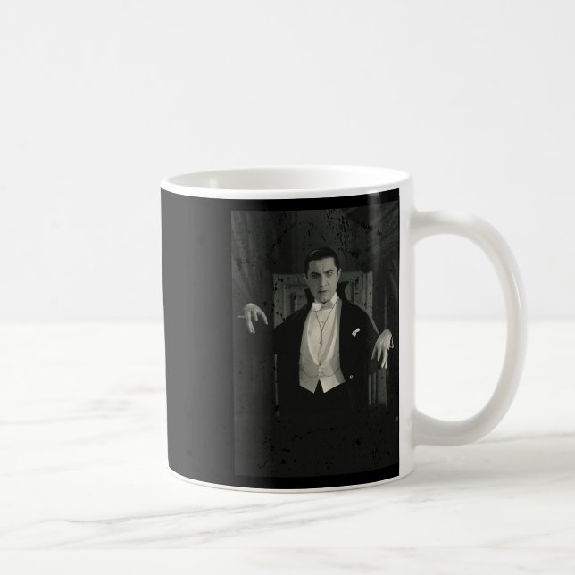 Taza De Café Horror película Monster Halloween Count Dracula Va (Derecha)