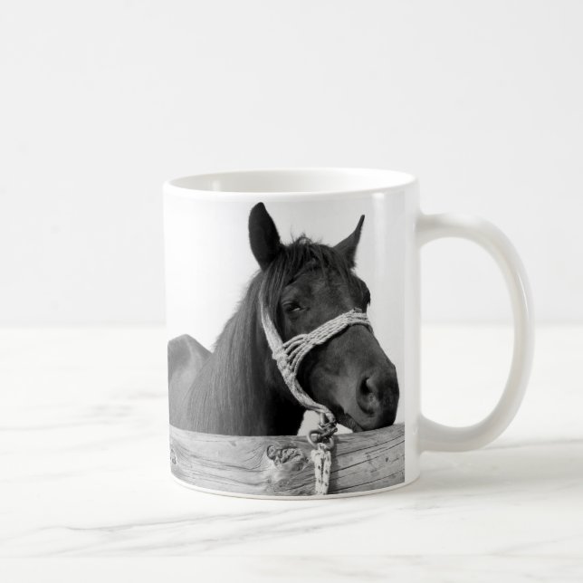 Taza De Café Horse Coffee Mug (Derecha)