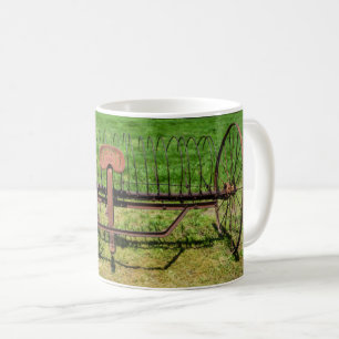 Taza De Café Horse Drawn Hay Rake Coffee Mug