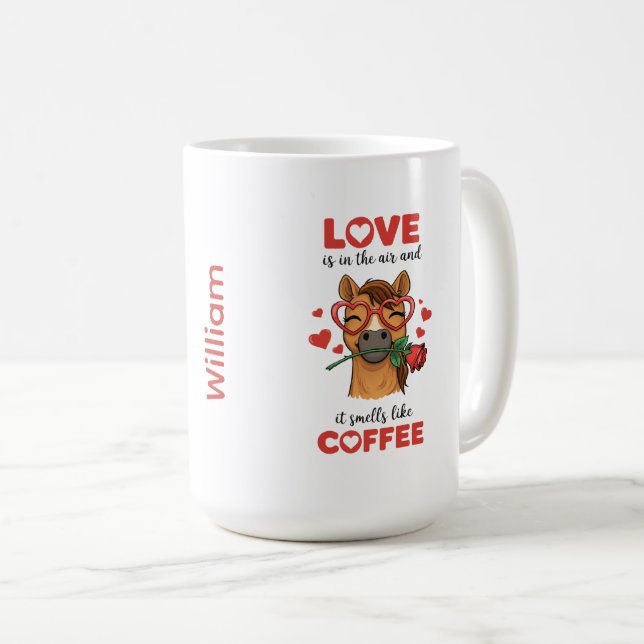 Taza De Café Horse Express Your Love Mug (Anverso derecho)
