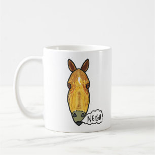 Taza De Café Horse Face Neigh