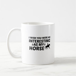TAZA DE CAFÉ HORSE INTERESTING