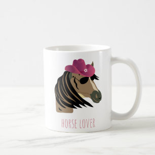 Taza De Café Horse Lover Cute Trendy