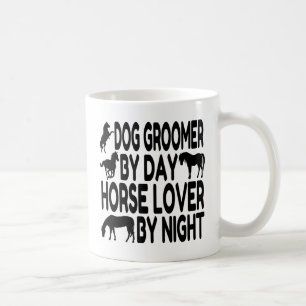 Taza De Café Horse Lover Dog Groomer