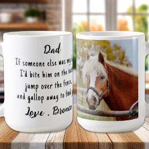 Taza De Café Horse Lover Personalizado ecuestre divertida foto