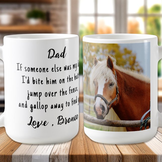 Taza De Café Horse Lover Personalizado ecuestre divertida foto (Subido por el creador)