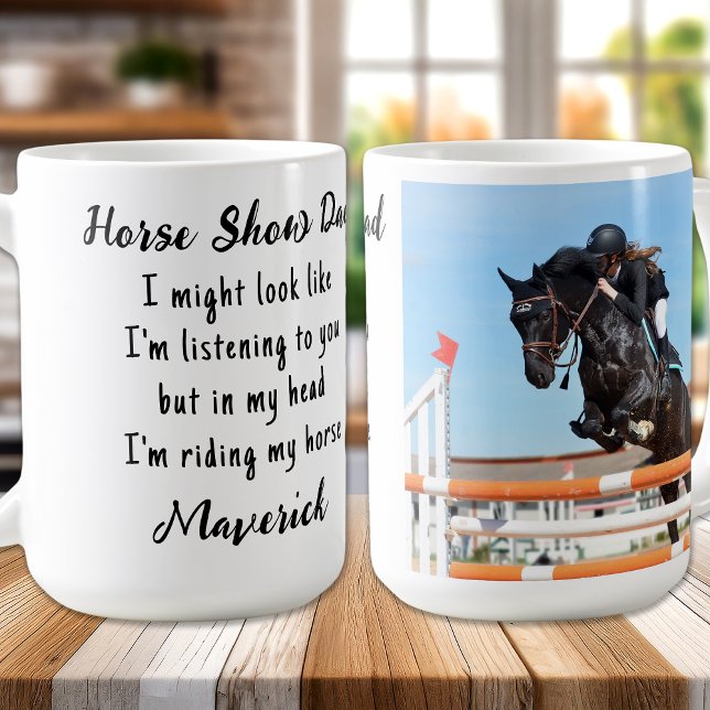 Taza De Café Horse Lover, regalo ecuestre, Personalizado divert (Subido por el creador)