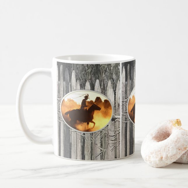 Taza De Café Horse Mug (Con donut)